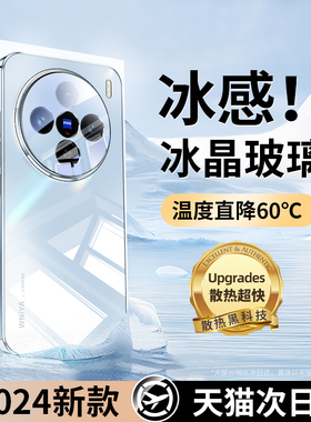 适用vivox100s手机壳新款x100sPro电镀玻璃vovox100ultra镜头全包vivix100防摔viv0时尚高端超薄高级感保护套