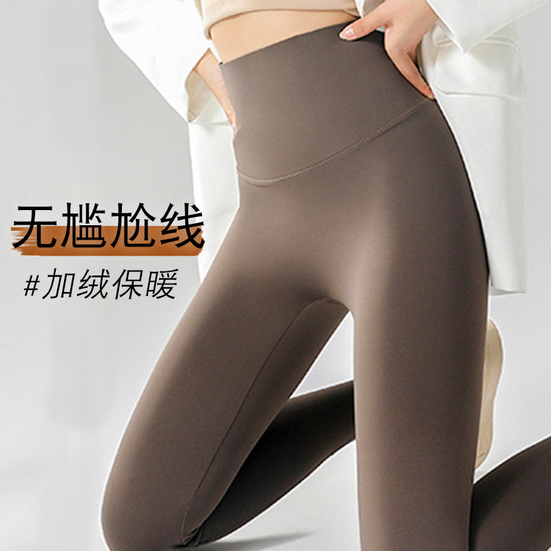 咖色鲨鱼裤高腰不卡裆无尴尬线