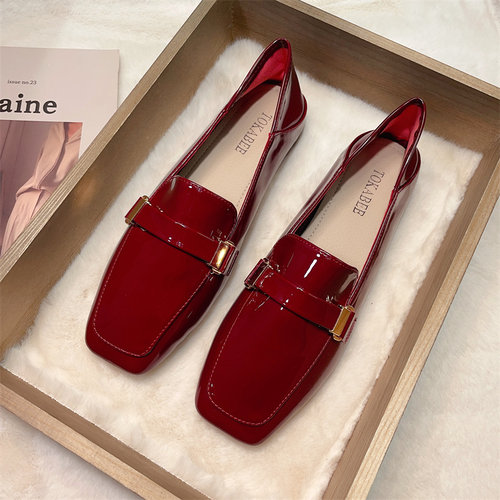 平底复古英伦风小皮鞋女单鞋