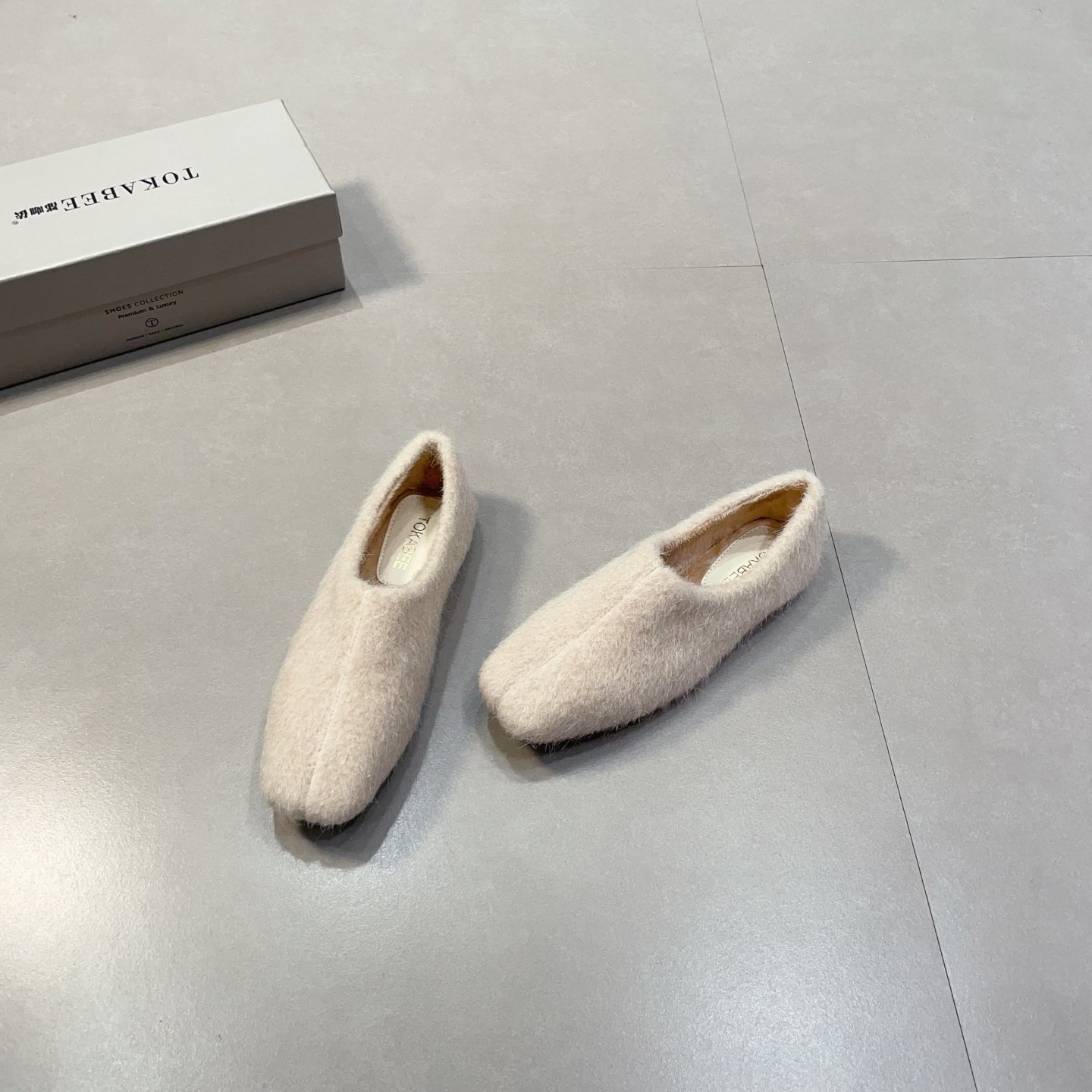 法式韩版2025秋冬季新款加绒毛毛鞋女一脚蹬乐福鞋软底平底豆豆鞋,女鞋,浅口单鞋,淘宝优惠券,粉丝福利购,淘宝优惠卷