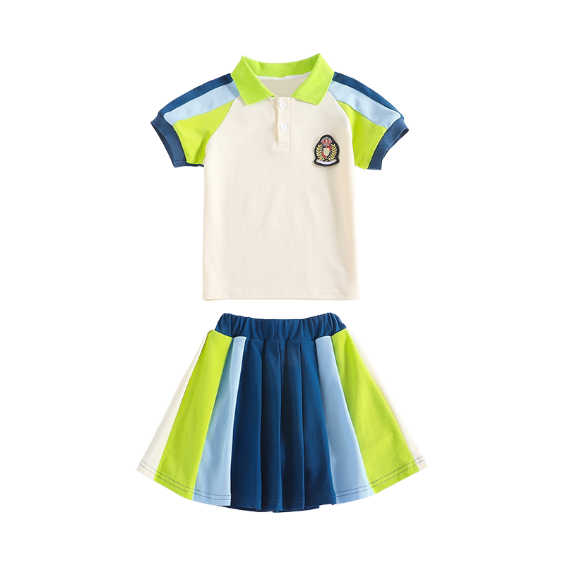 幼儿园园服夏装儿童校服夏天学院风套装小学生班服夏季表演运动服