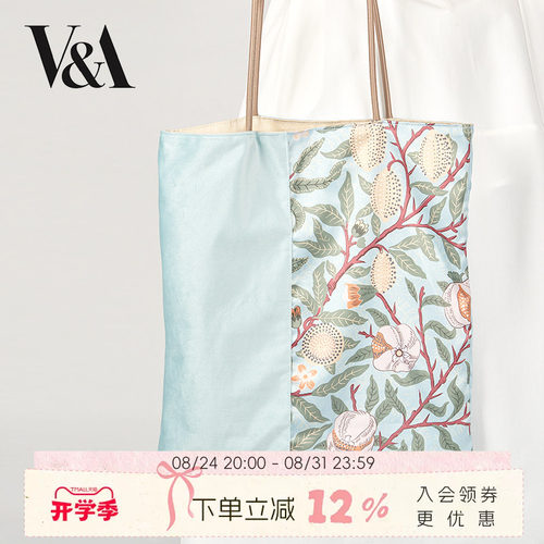 物兮物VA博物馆威廉莫里斯文创帆布包轻便单肩包通勤文艺高颜值