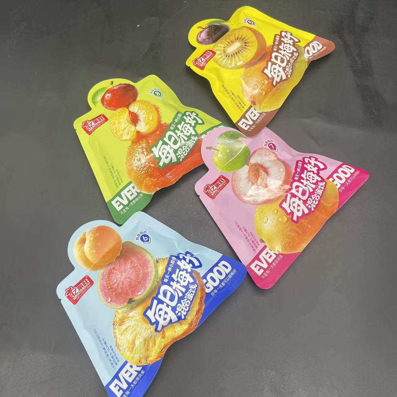 亿莱旺每日梅好混合蜜饯红心芭乐干黄桃条陈皮梅片500g散称食品