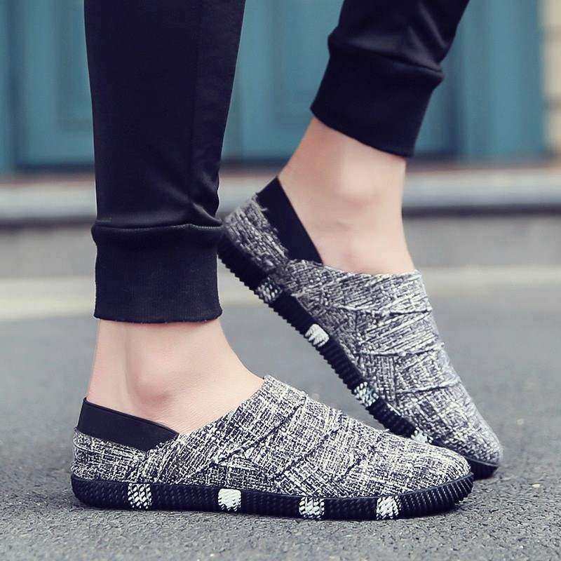 复古休闲鞋风男装棉麻春秋季手工布鞋青年亚麻鞋帆布中国鞋