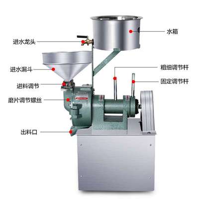 大众磨浆机商用打浆机米浆机家用磨米机 豆浆 电动石磨肠粉机