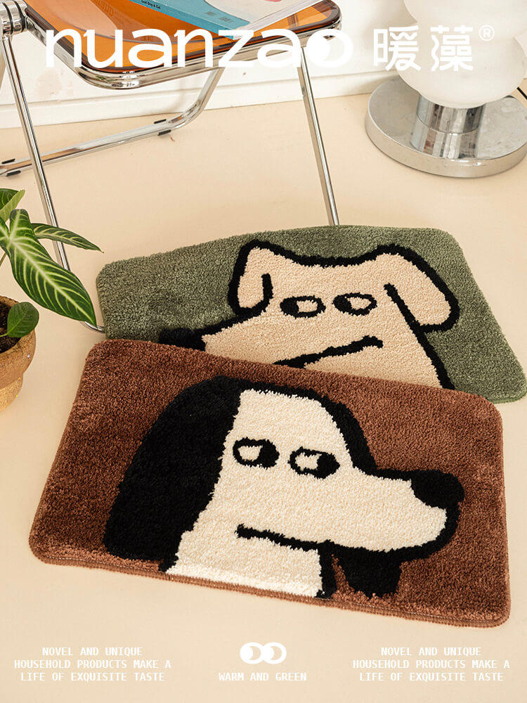 暖藻原创 快乐星球 卡通浴室毛绒地垫卫生间门口防滑吸水地毯耐脏,居家布艺,家用脚垫,淘宝优惠券,粉丝福利购,淘宝优惠卷