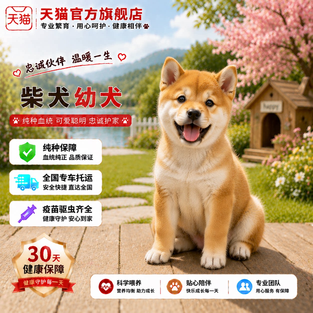 日本活体帅气宠物犬狗崽可爱家养