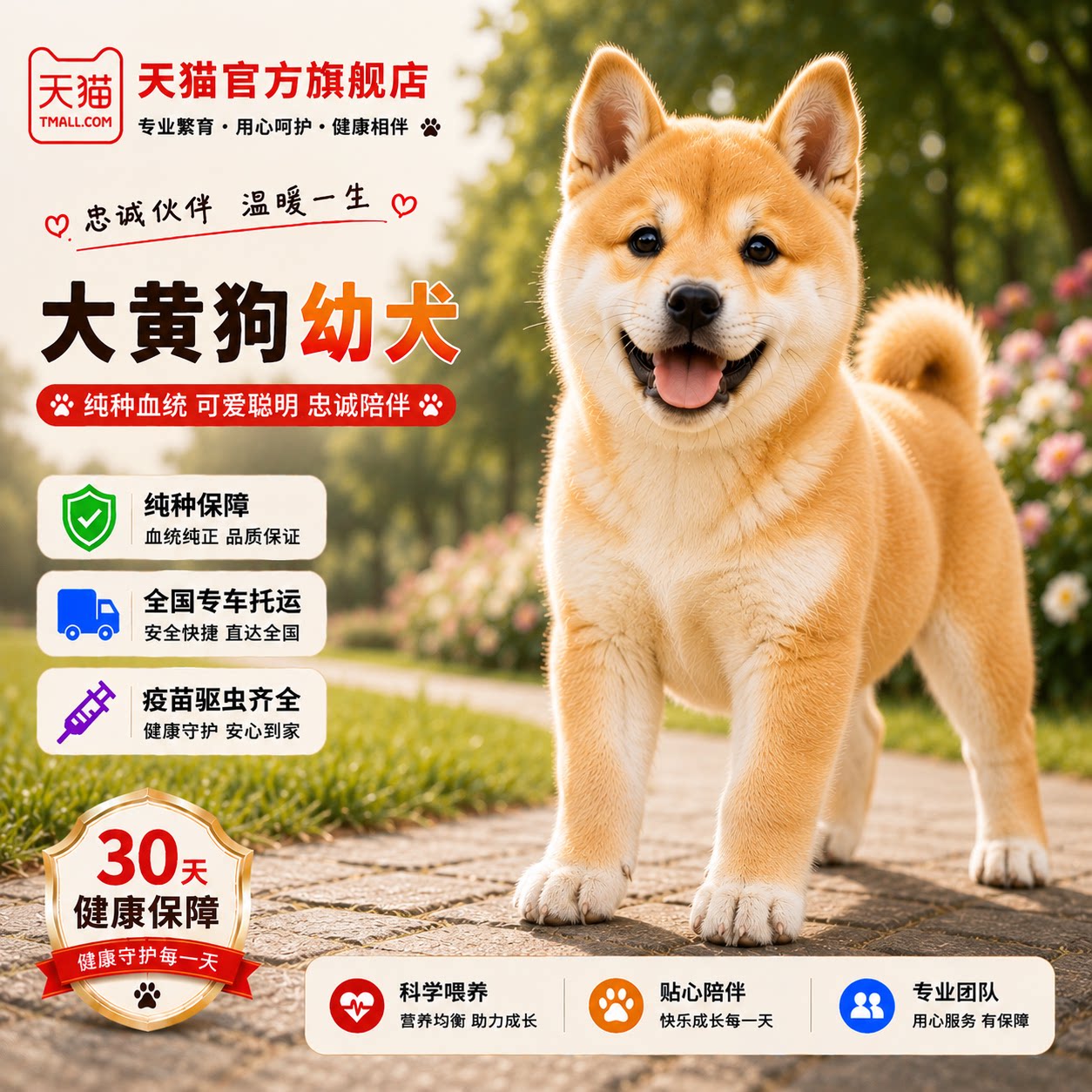 犬听话广西土金钱尾狗活物农村
