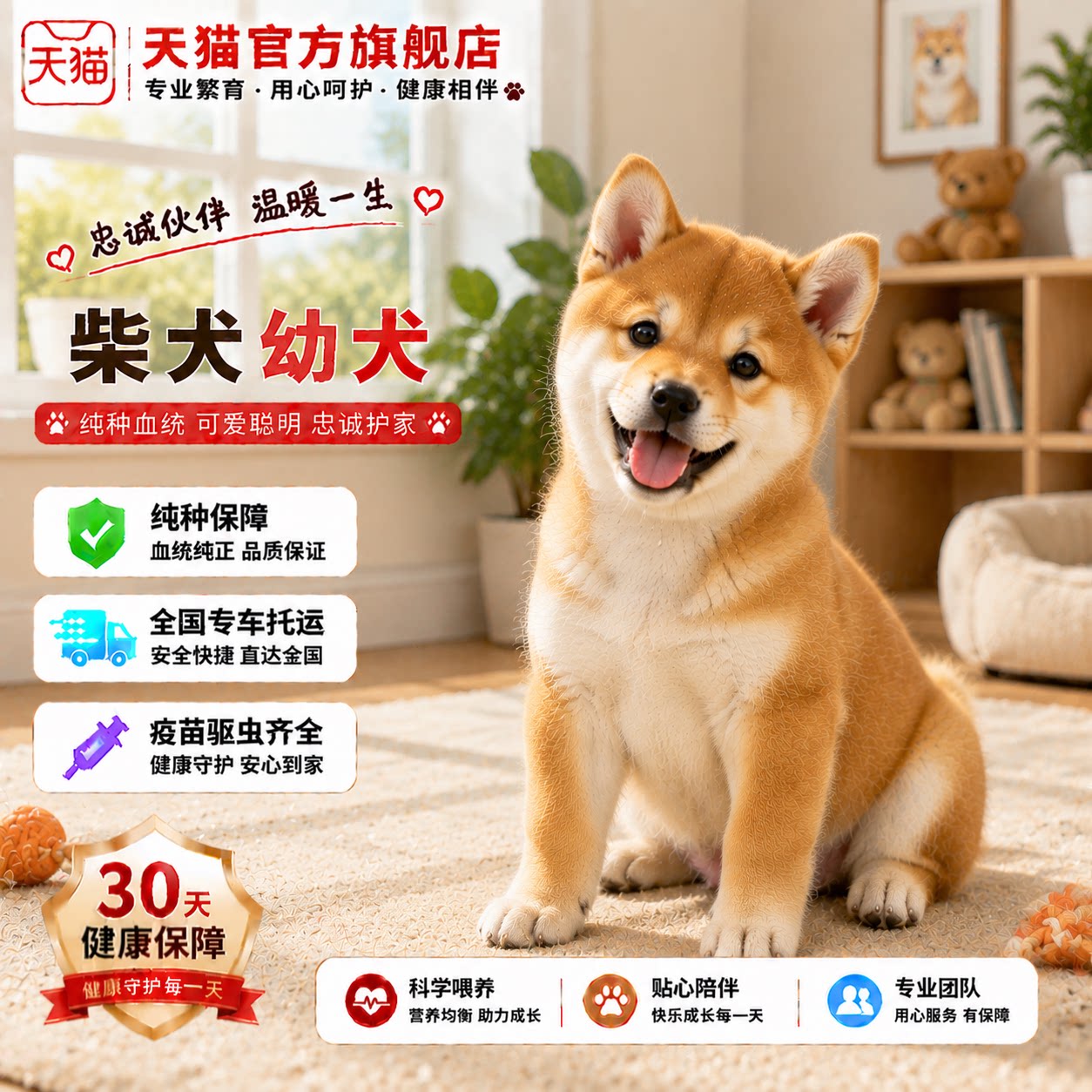 小型犬黄色活体狗崽活物短毛活泼