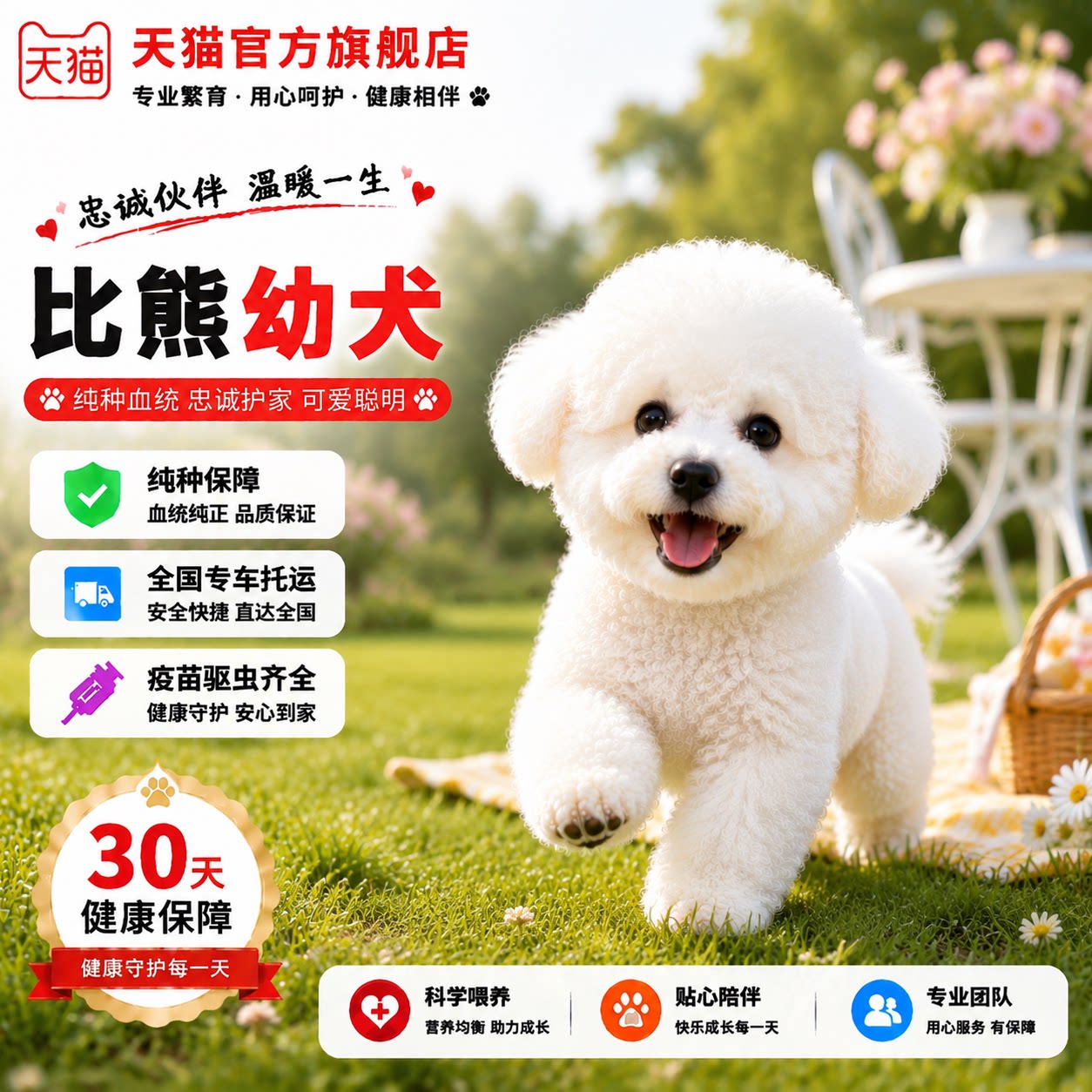 白色幼崽家养便宜超小迷你袖珍狗