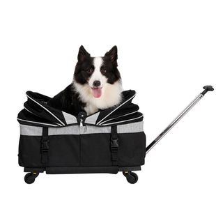 宠物包 手提可大容量拉杆新款 分离狗狗非常透气包外出可拉杆猫咪式