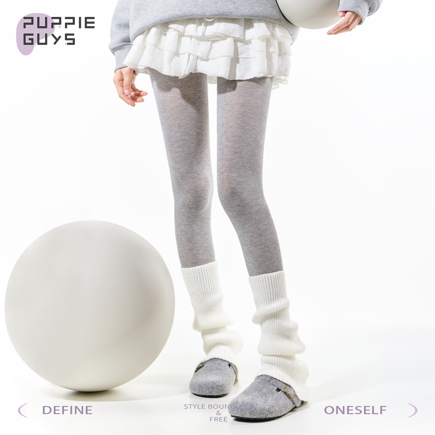 灰色直角连裤袜薄款女显瘦打底袜