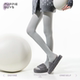 purpleguys灰色连裤 袜薄款 女耐穿防勾丝芭蕾风不掉档外穿打底袜子
