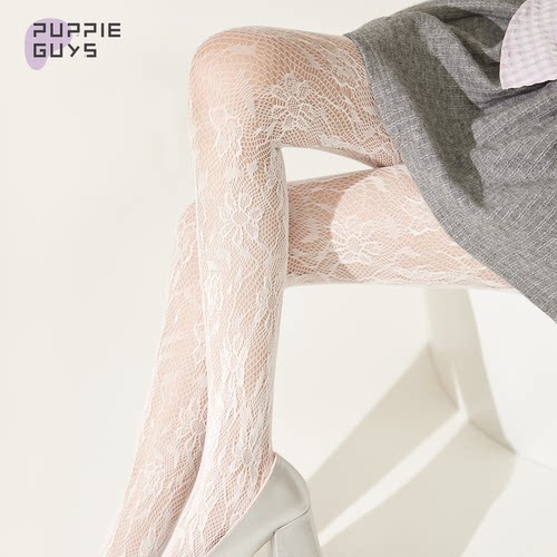 镂空复古蕾丝性感辣妹渔网连裤袜