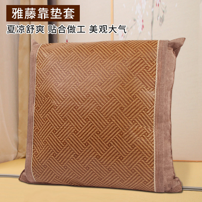 床头靠背汽车靠枕定制靠垫套抱枕竹藤双面正方形沙发靠垫腰枕|ruв категории домашний ткань, подушка/подушка - от Buy2taobao.com для оказания профессиональной услуги покупки агента Taobao