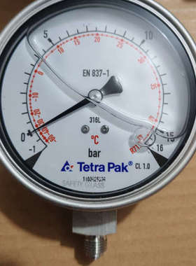 利乐tetrapak耐震压力表带包装有4个14议价