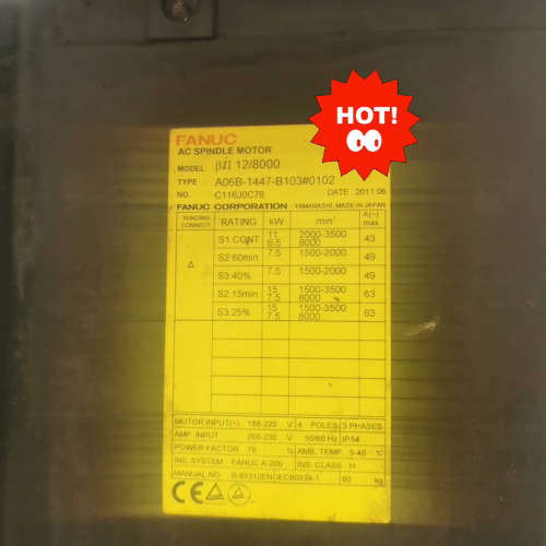 A06B-1447-B103#0102那科主轴电机议价