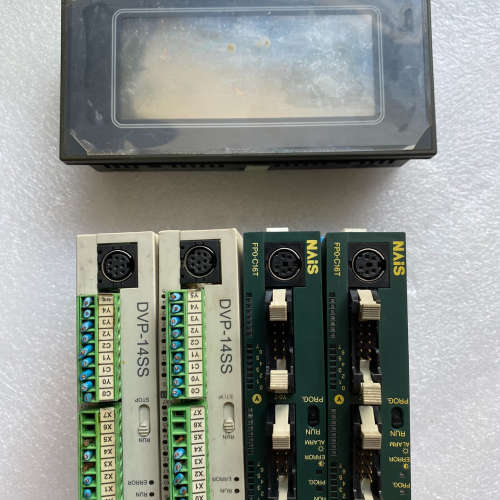 台达DVP-14SS两个FP0-C16T两个GT10显示议价