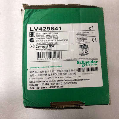 LV429841塑壳断路器NSX100N3P80A议价