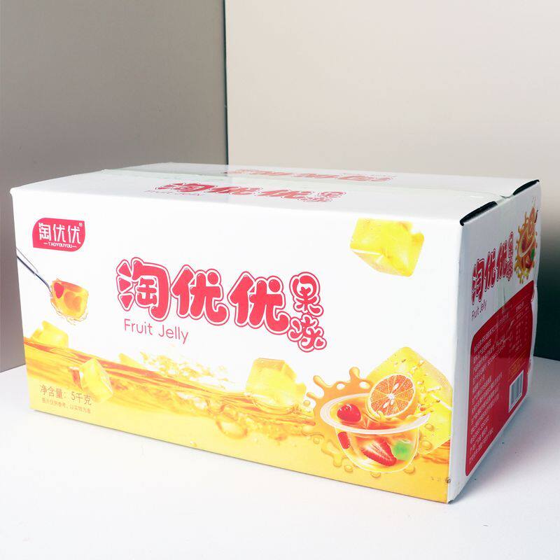 淘优优果冻混合口味一整装10斤装装休闲零食厂家整箱批发