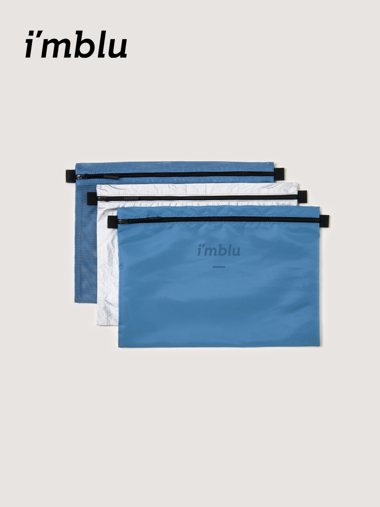 imblu 旅行超轻收纳袋防水护照收纳包轻便携大小杂物整理证件文件