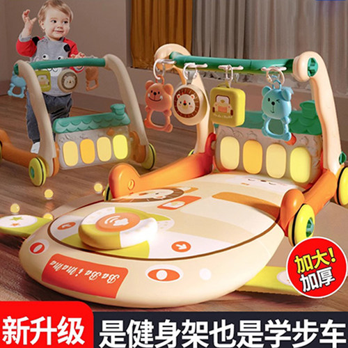 婴儿脚踏钢琴健身架玩具