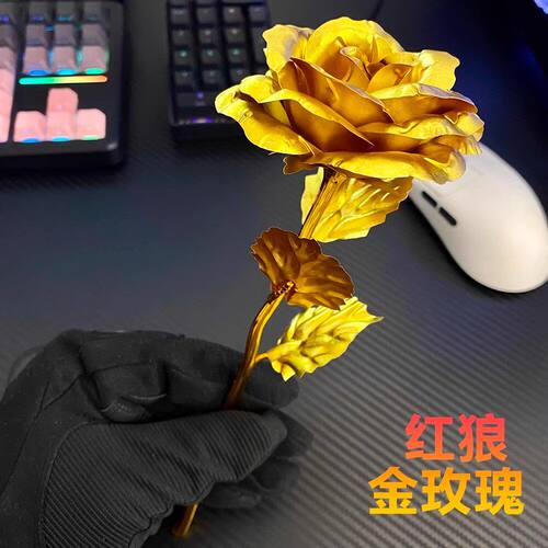 三角洲行动红狼蚀金玫瑰手办