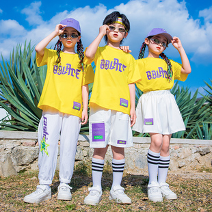 套装 短袖 六一儿童运动会啦啦操小学生幼儿园男女童舞蹈表演服夏季