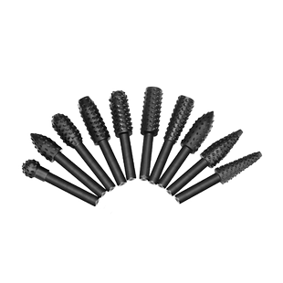 电动雕刻刀木雕根雕打磨铣刀钨钢旋转锉刀头打磨雕刻锉刀去皮套装