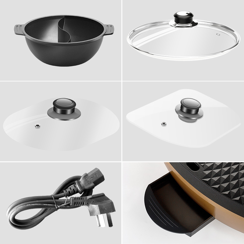 烧烤一体工具大全分体锅盖鸳鸯锅