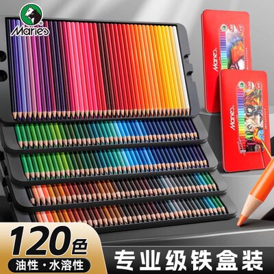 Water soluble set of 24 color children's graffiti pencils