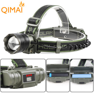 Range Charging激光遠(yuǎn)射燈 Laser New Long USB White Headlight
