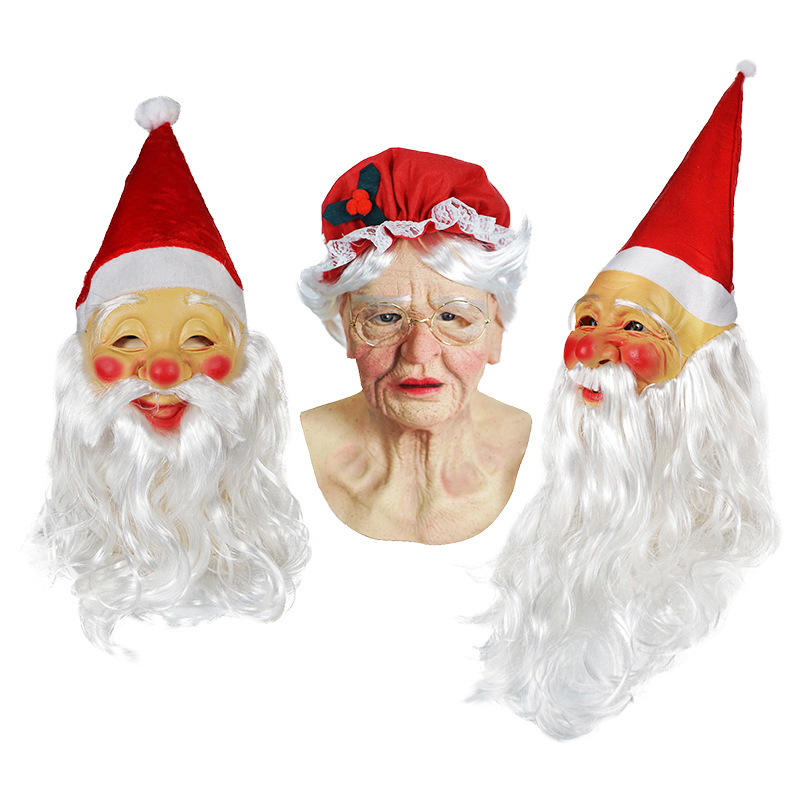 New Christmas latex mask event atmosphere funny headband