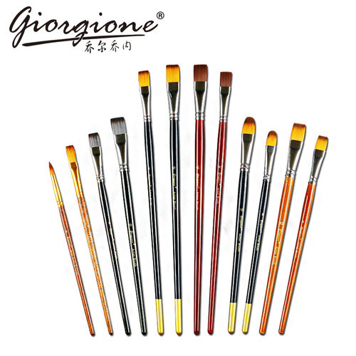 Aquarelle gouache pinceaux Set de 6 stylos de peinture水彩笔