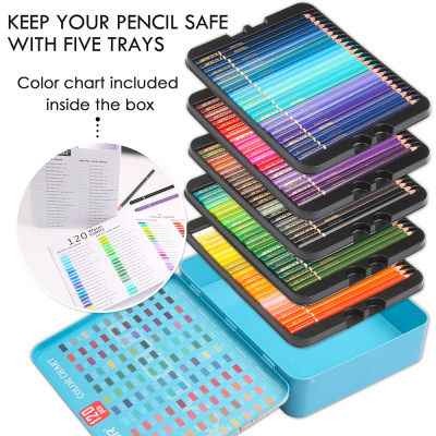 72/120 color water-soluble colored pencil art brush
