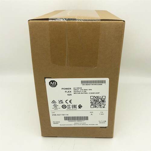 25B-A011N114罗克韦尔ABPowerFlex525变频器全新25BA011N114