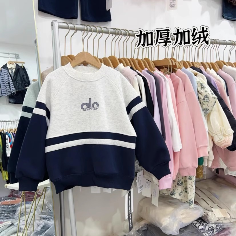 加厚加绒男童卫衣冬季一体绒上衣