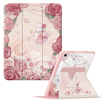 适用华为平板保护套旋转硅胶防摔