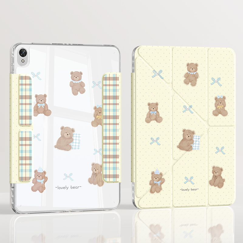适用华为matepad11保护套2024新款matepadse平板壳matepadpro12.2磁吸分离115s全包air12亚克力10.4蓝色碎花