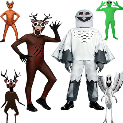 99夜森林猫头鹰动物儿童演出服