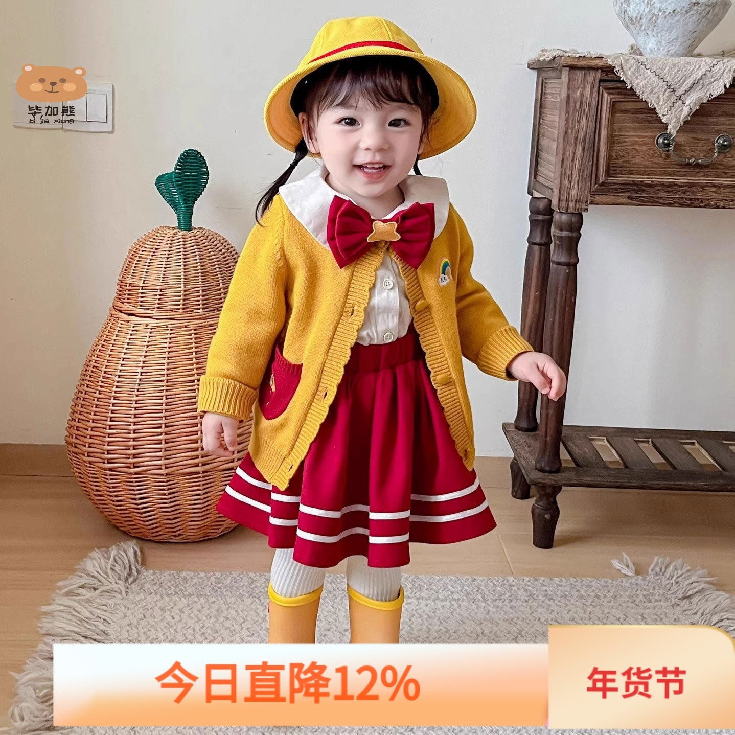 女童连衣裙宝宝演出婴儿童装衣服周岁礼服一岁公主裙套装开衫春秋,童装/婴儿装/亲子装,连衣裙,淘宝优惠券,粉丝福利购,淘宝优惠卷