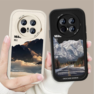 云海雪峰适用华为Mate70Pro手机壳meta70新款70Pro+小羊皮mete保护套全包防摔男女mata十高级感外壳后