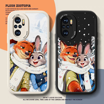 暖阳尼克适用红米k40手机壳小米k40pro+新款女小羊皮卡通k40s游戏增强por电竞秋冬redmi男动物城防摔动漫套