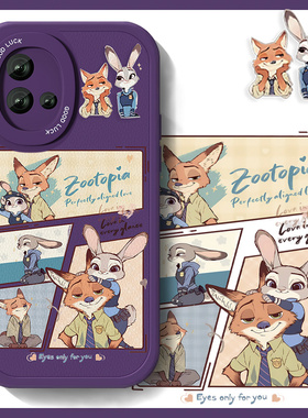 适用疯狂尼克IQOO8手机壳新款女小羊皮IQOO7秋冬卡通vivoiqoo9男动物城iq005pro磨砂情侣防摔传奇版小众套