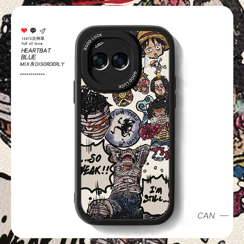 路飞索隆适用IQOOZ11Turbo手机壳新款Z11Trubo保护套vivo卡通小羊皮iqoo全包防摔爱酷iq00男女动漫iqz外壳