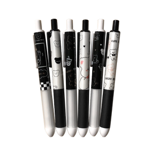 蓝黑笔医护专用墨蓝色中性笔医护处方笔按动水性笔按压蓝黑笔笔芯