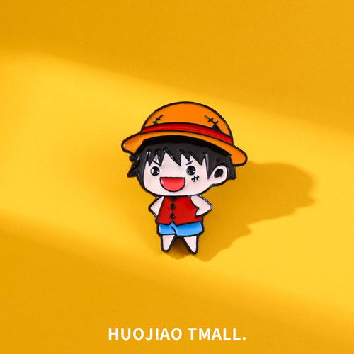 海贼王INS潮日系可爱情侣胸针