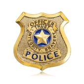 朱迪狐尼克警察胸针疯狂动物城兔子cos道具卡通配饰品小礼物徽章