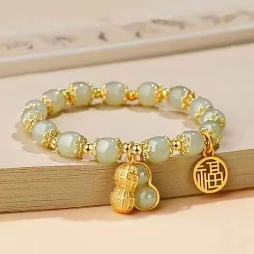 好事花生手链女轻奢高级感复古显白手串新款送闺蜜女友生日礼物