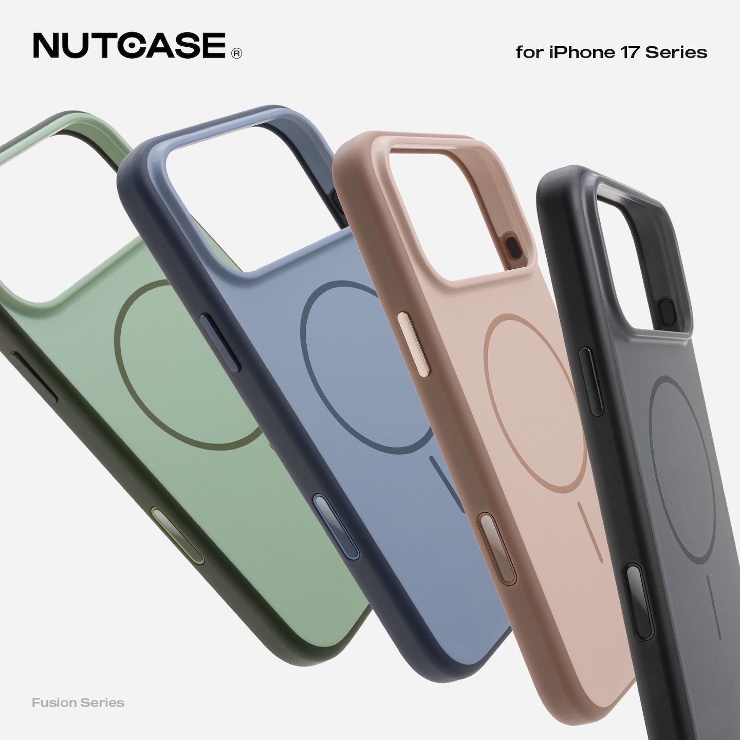 NUTCASE高级简约亲肤磁吸手机壳